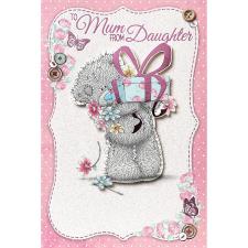 Mum From Daughter Me to You Bear Handmade Mothers Day Card Image Preview